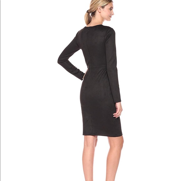 💞3 for $50💞BCBGMaxAzria Whitney Faux-Suede Cutout Dress - Picture 5 of 6